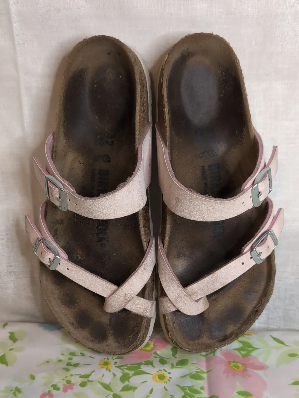 Birkenstock Mayari Birko-Flor 'Pink' Sandals womens 6